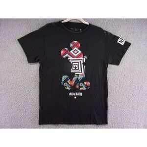 Disney x Neff Mickey Mouse Shirt Mens Medium Black Graphic Tee